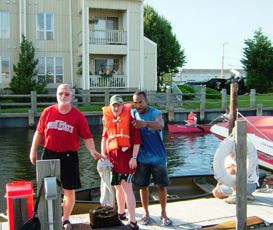 Our disembarked racers